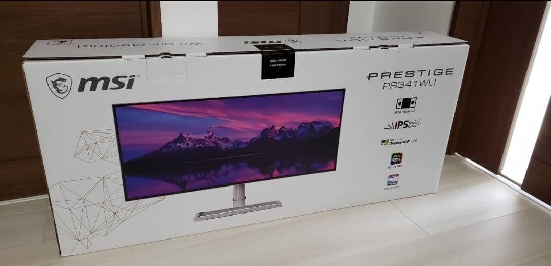 MSI PS341WU ウルトラワイドモニター 5K HDR600