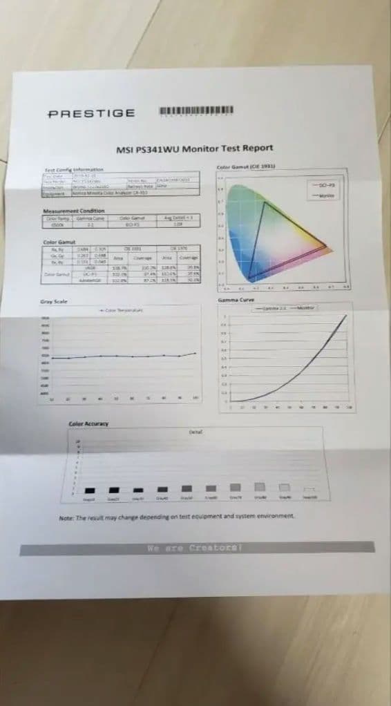 MSI PS341WU ウルトラワイドモニター 5K HDR600