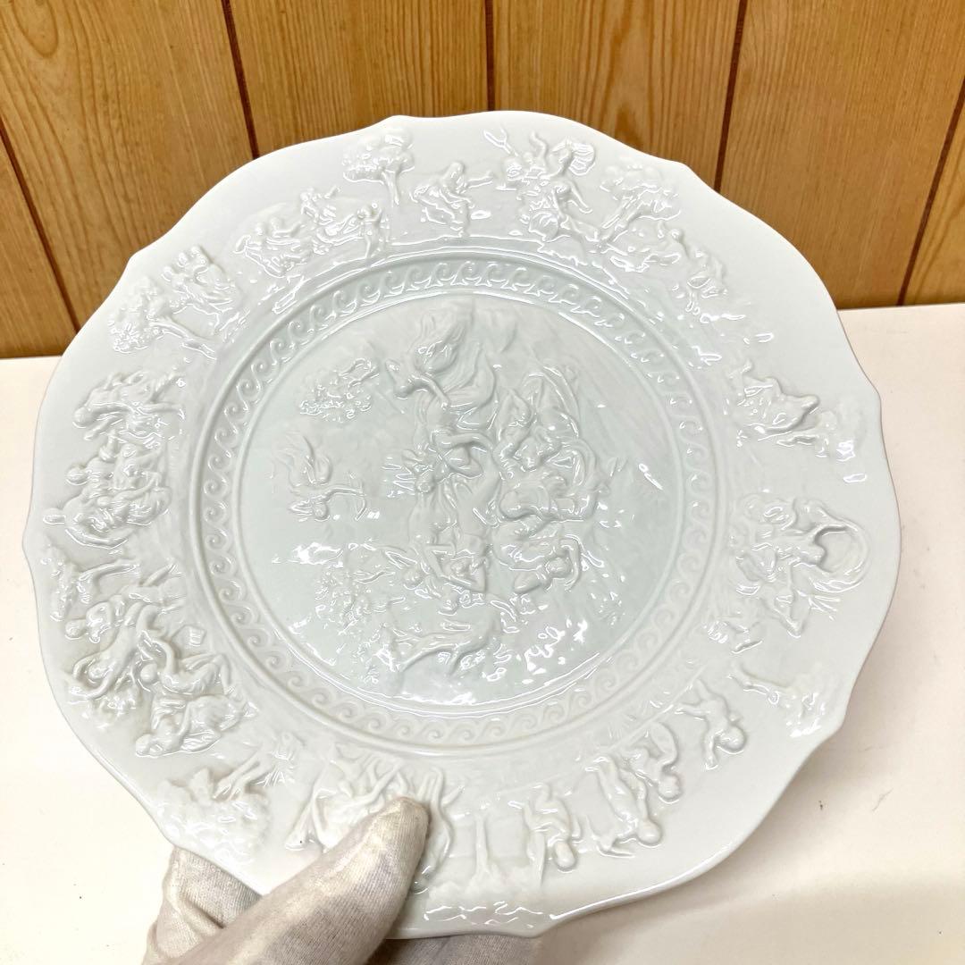 E83 【美品】 リチャードジノリ カポディモンテ ホワイト プレート