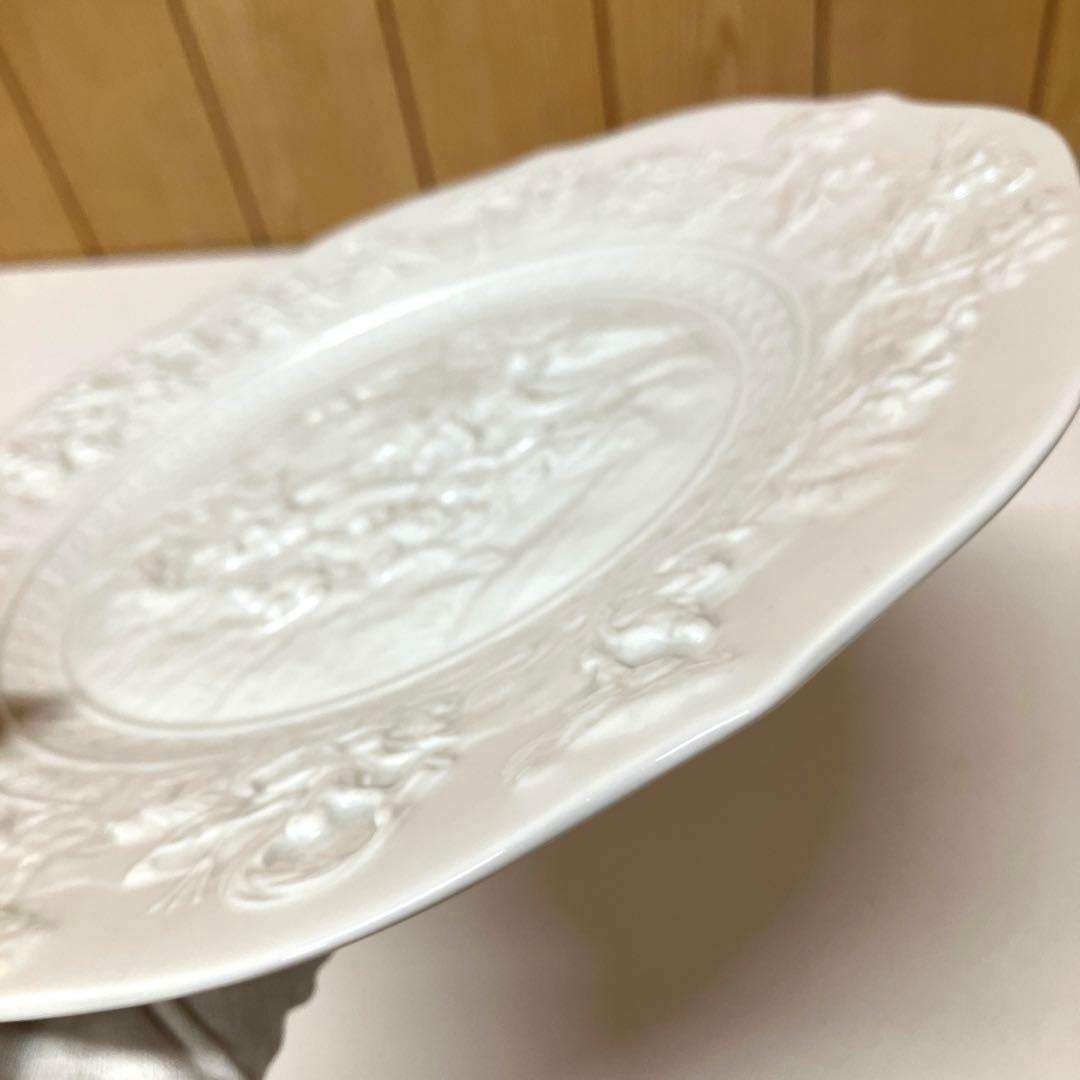 E83 【美品】 リチャードジノリ カポディモンテ ホワイト プレート