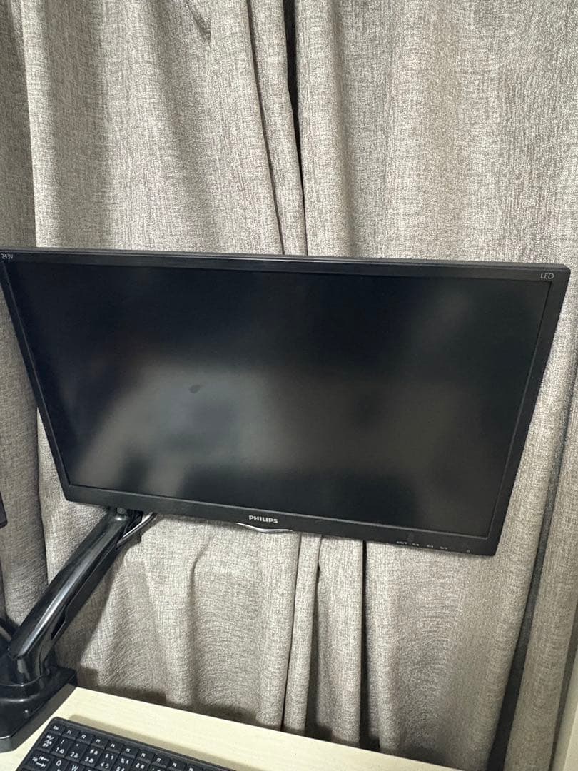 モニター2台　デュアルモニターアーム