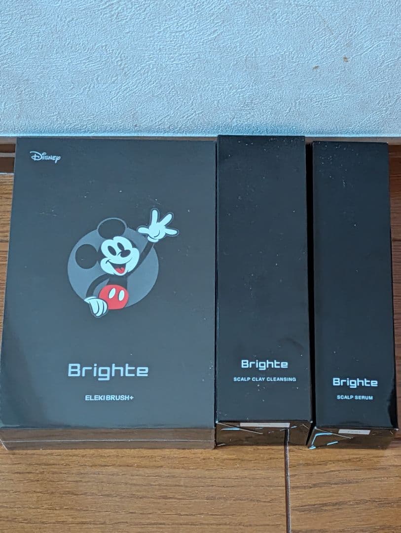 ブライトエレキブラシ Bright ELEKIBRUSH+ ミッキー　ヘアケア付