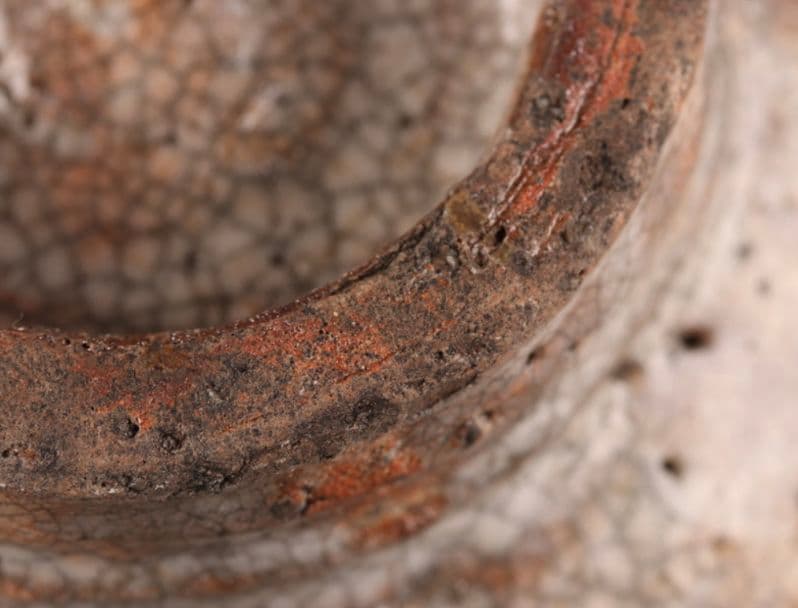 【大井戸茶碗　有楽 】古美術 朝鮮古陶磁器 李朝 青井戸 茶碗 時代物　喜左衛門