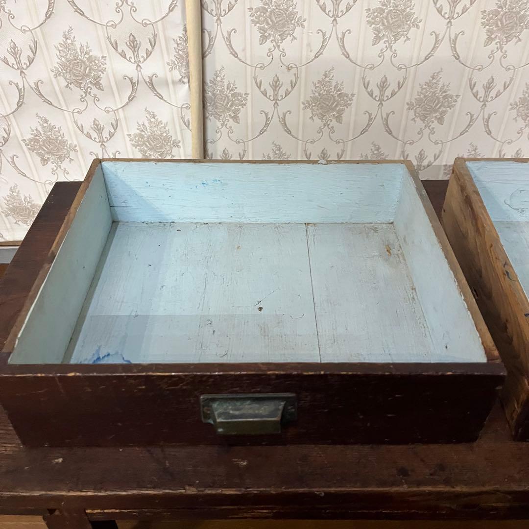 【アンティーク】木製 無垢材 文机 座卓 コーヒーテーブル 古民家 古家具