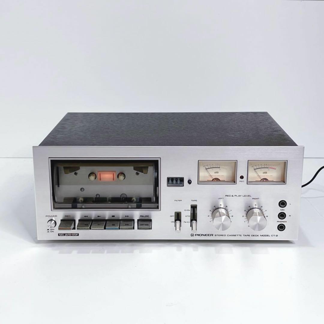 【良品・動作品】 Pioneer CT-2 カセットデッキ　パイオニア　再生OK