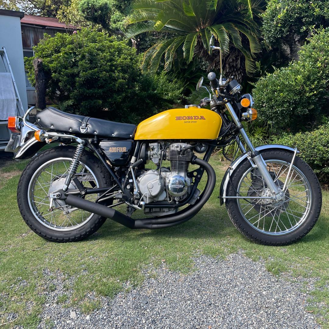 ヨンフォア用手曲げマフラー　CB400F