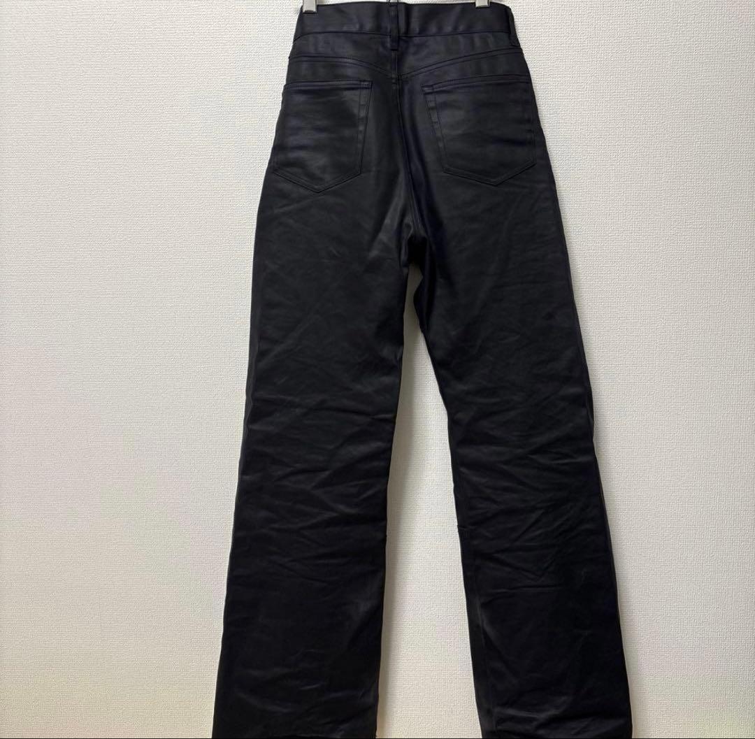 lustyコーティングバギーデニム