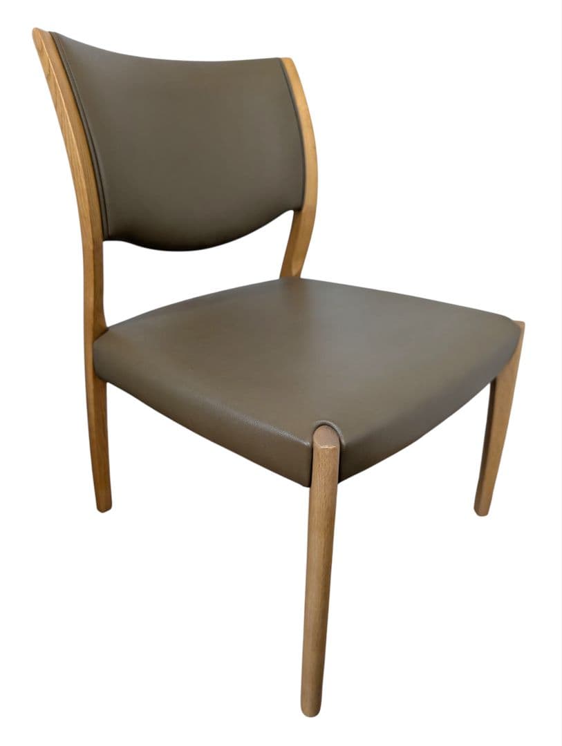 【極上品】浜本工芸 ダイニングチェア DC-5400 合成皮革 レザーチェア