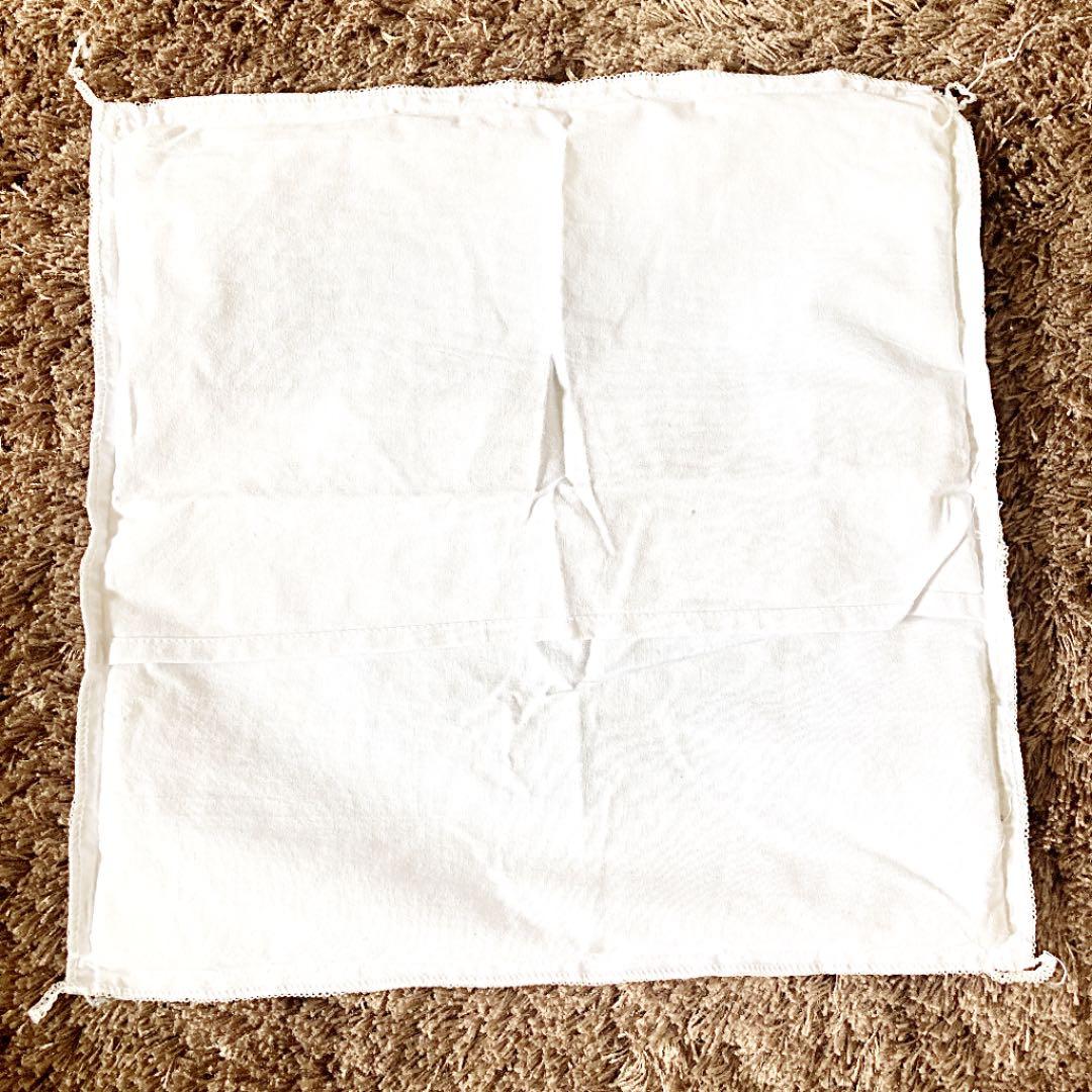 新品＊クッションカバー＊メキシコ刺繍＊ブルー×ホワイト＊水色＊メキシコ雑貨