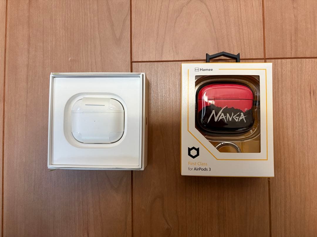 AirPods第3世代 本体＋ケーブル未使用＋NANGAケース付