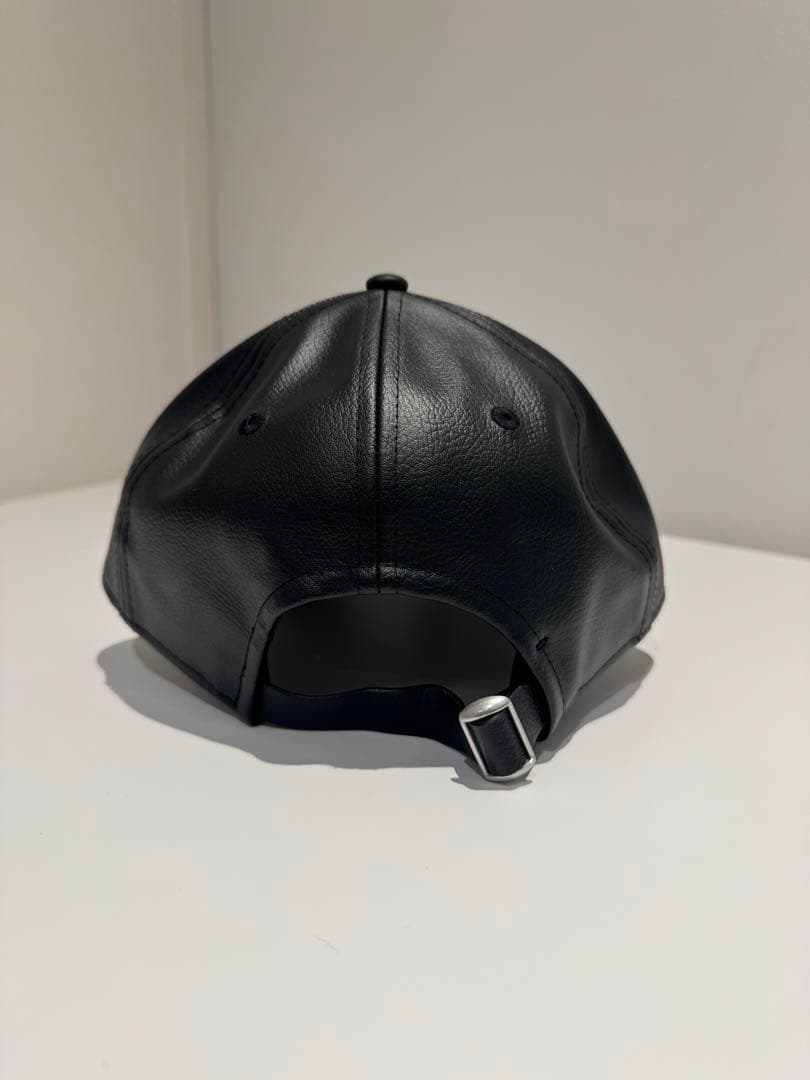 THECAP別注ブラックレザーキャップ ドジャース 9FORTY ニューエラ