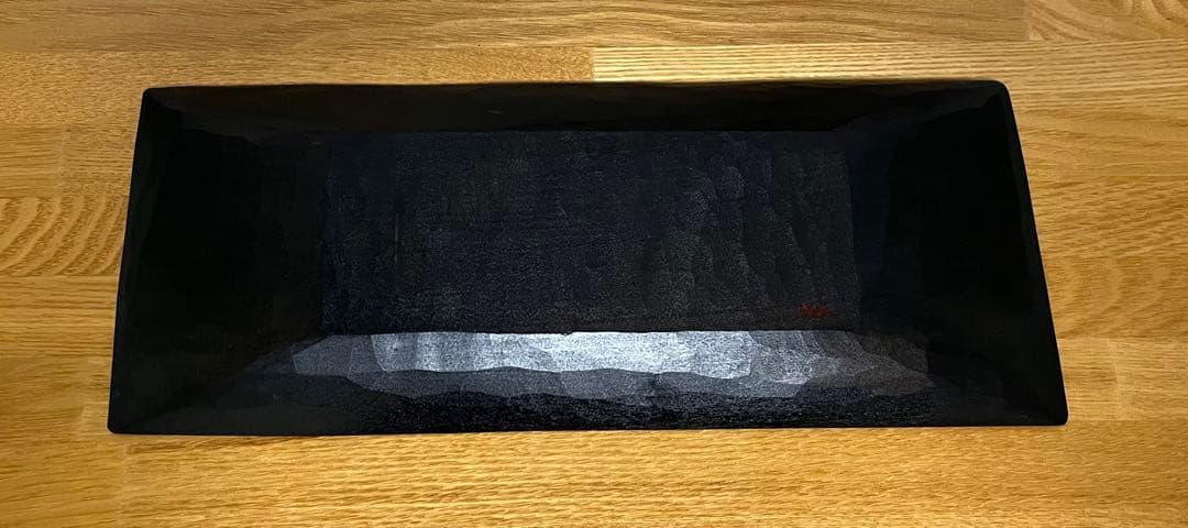 三谷龍二　長皿　角皿　黒漆　食器 RYUJI MITANI トレー