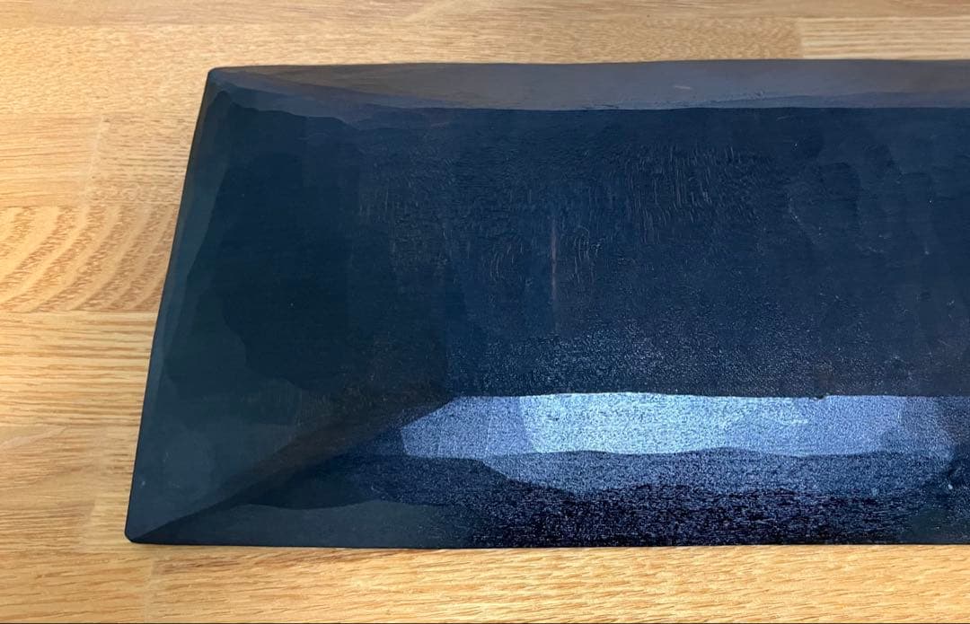 三谷龍二　長皿　角皿　黒漆　食器 RYUJI MITANI トレー