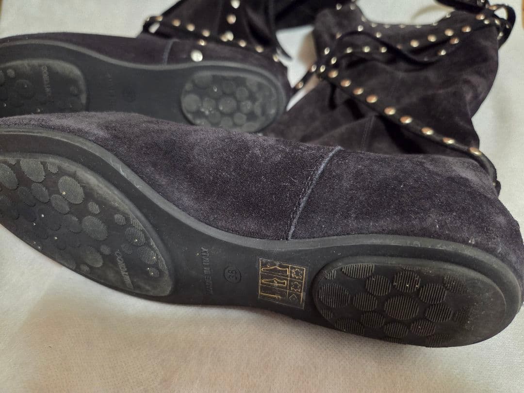 JIMMY CHOO　ジミーチュウ　ロングブーツ　38黒