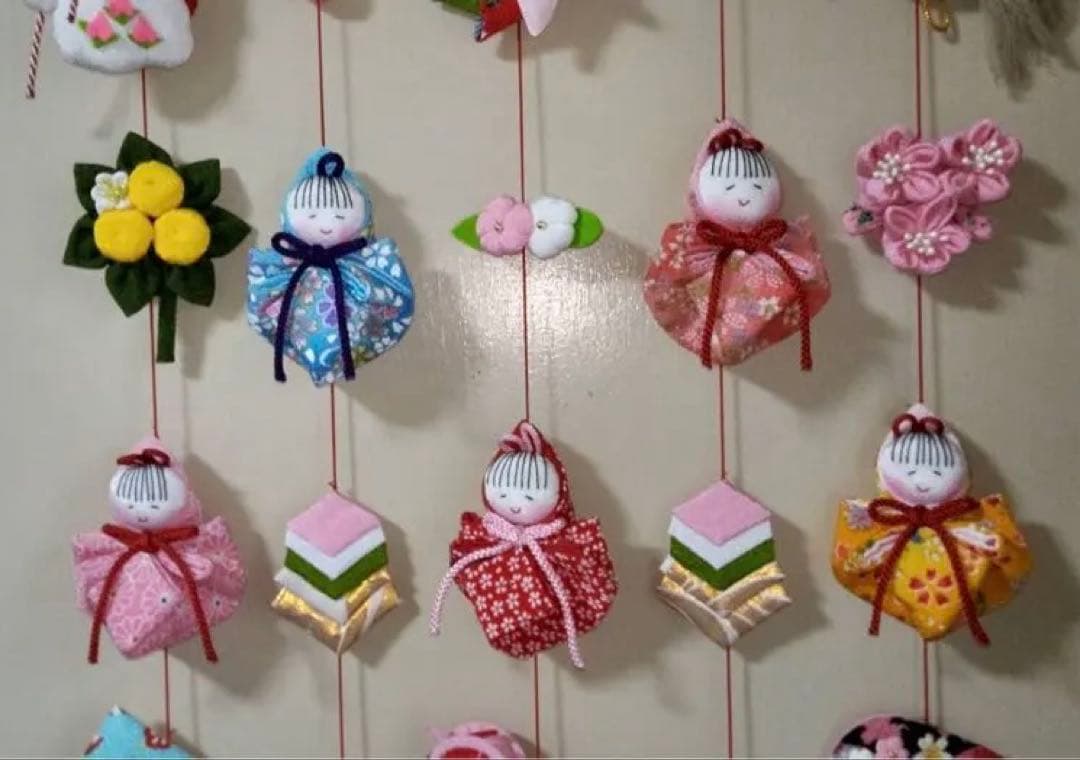 ひな祭り用つるし雛(2026-5人雛)