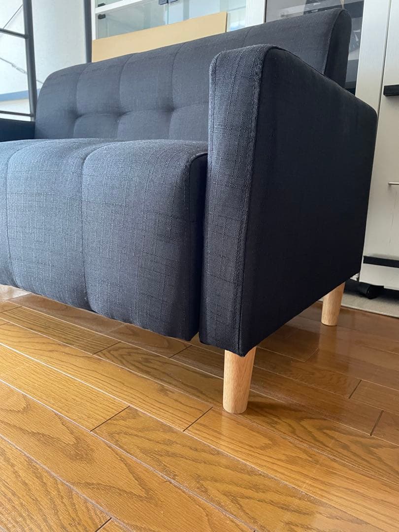 ファブリックソファ 2人掛け