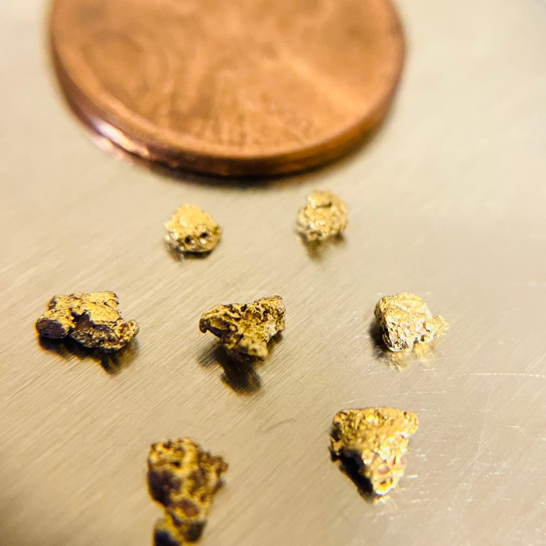 Gold nuggets 自然金 Colorado 0.5g (1)