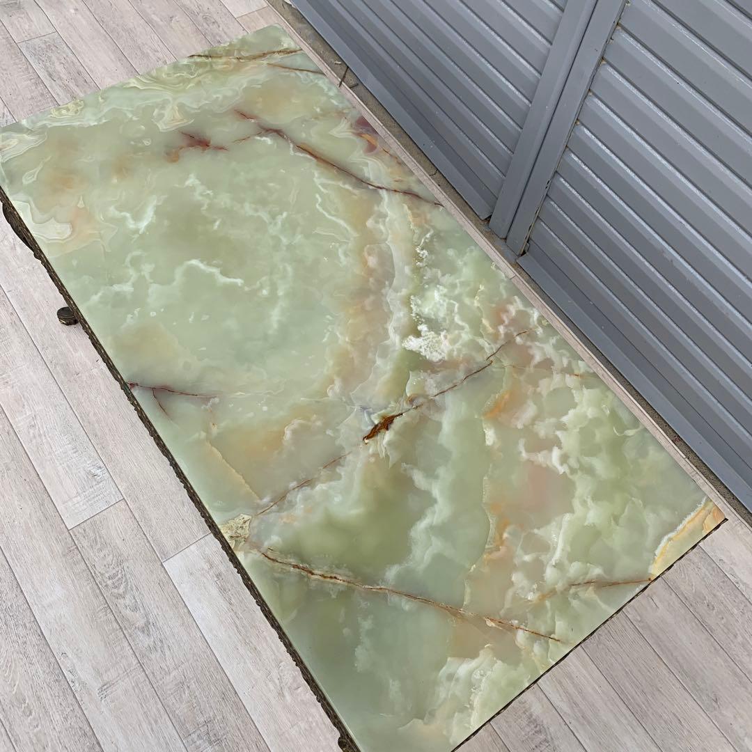 直接引き取り イタリア製　大理石　センターテーブル　ロココ様式　サイドテーブル