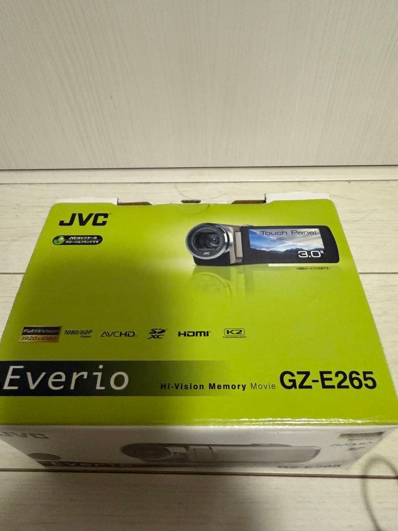 JVC Everio GZ-E265 ビデオカメラ 付属品、ポーチ付き