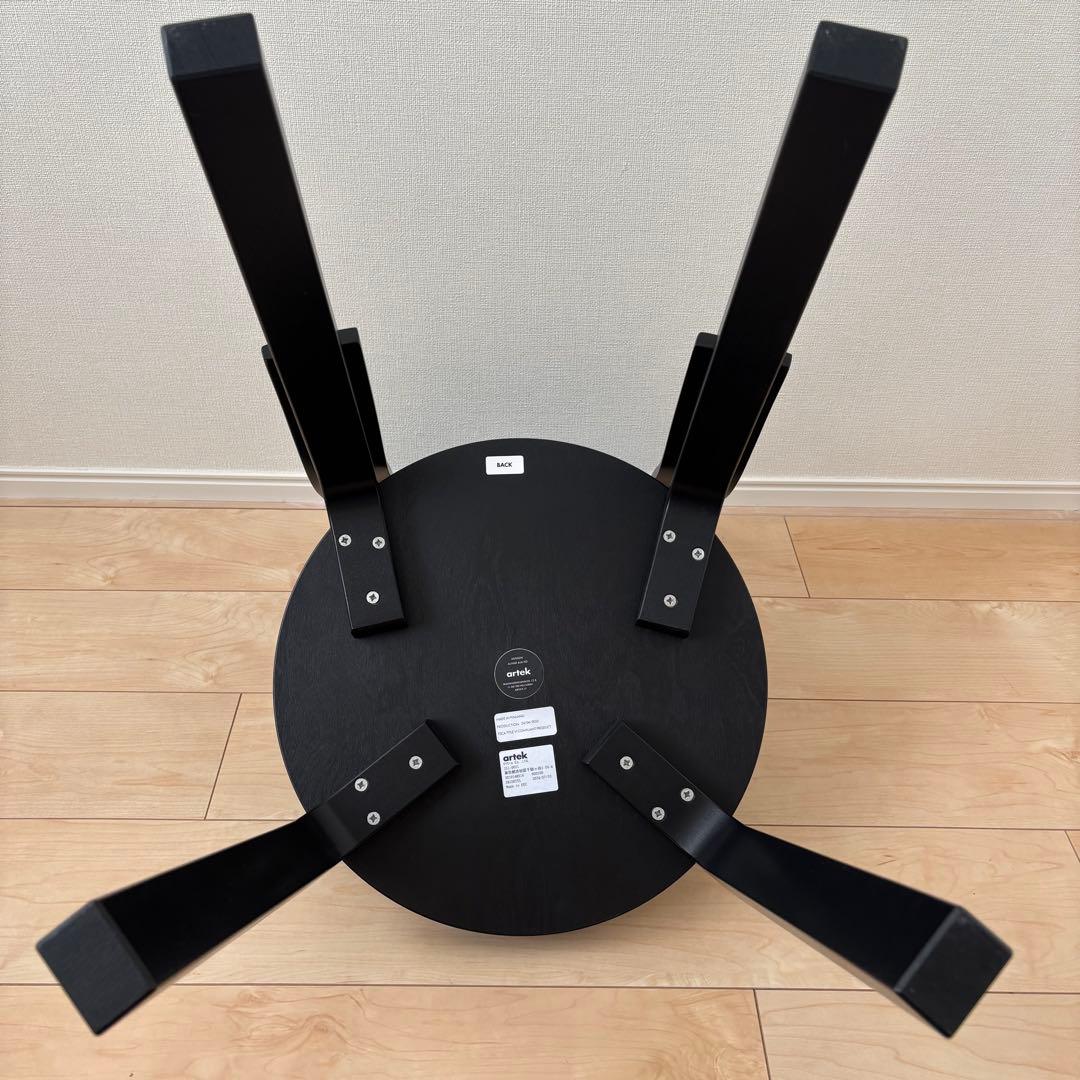 最終価格／artek チェア66 ブラックラッカー