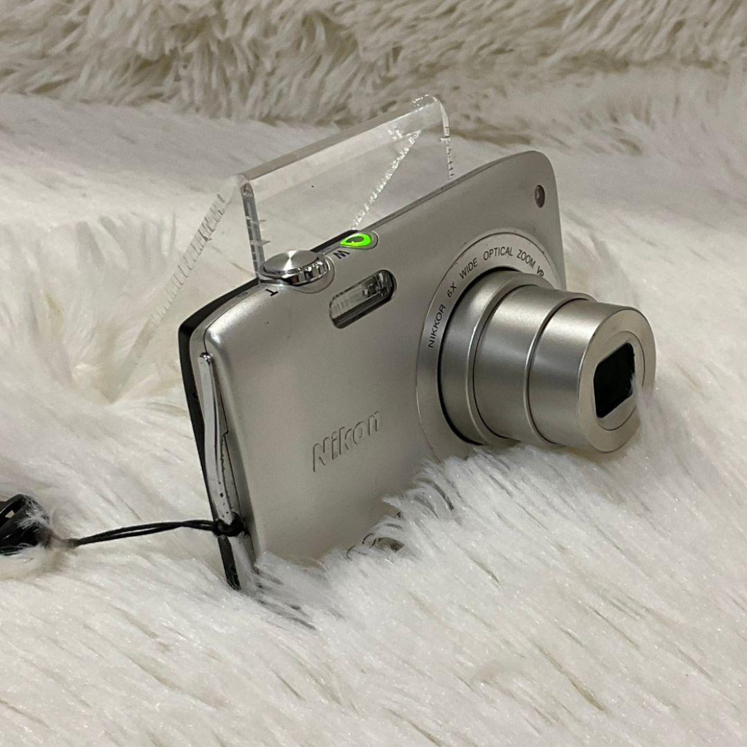 【簡易動作確認済】Nikon COOLPIX S3300 デジタルカメラシルバー