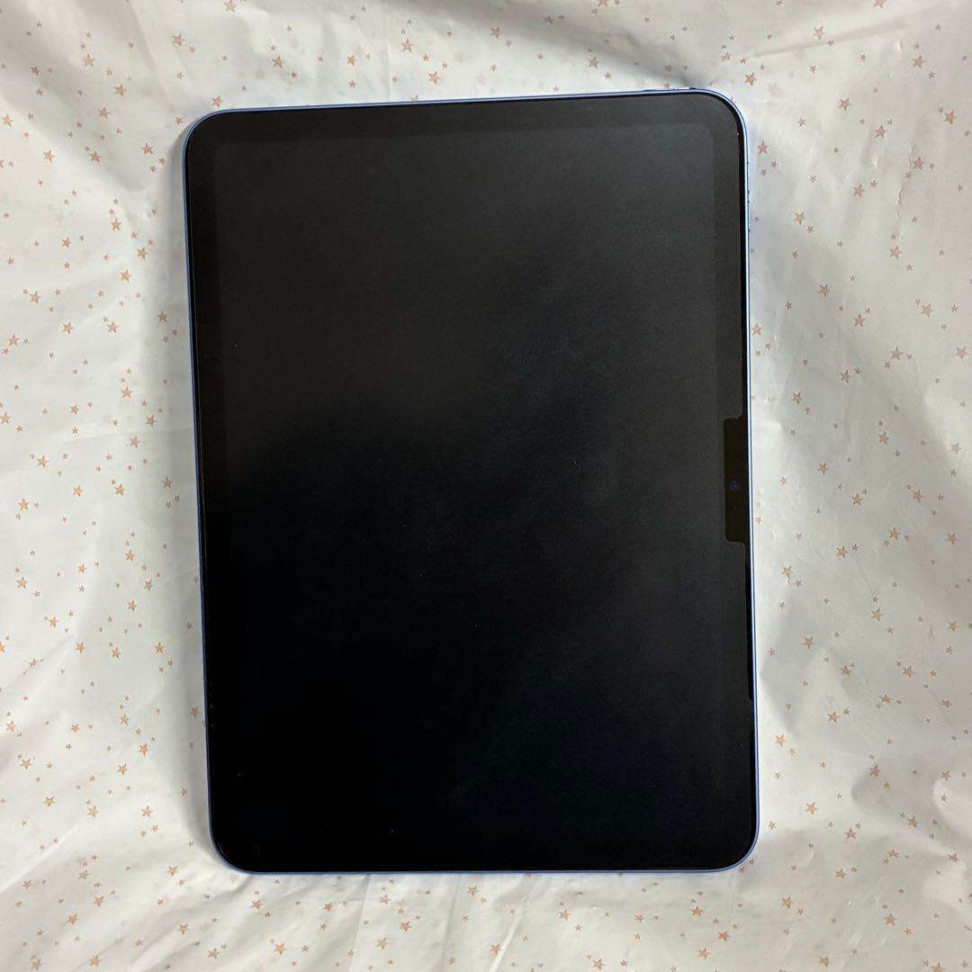 iPad第10世代　本体 ブルー　ケース付き