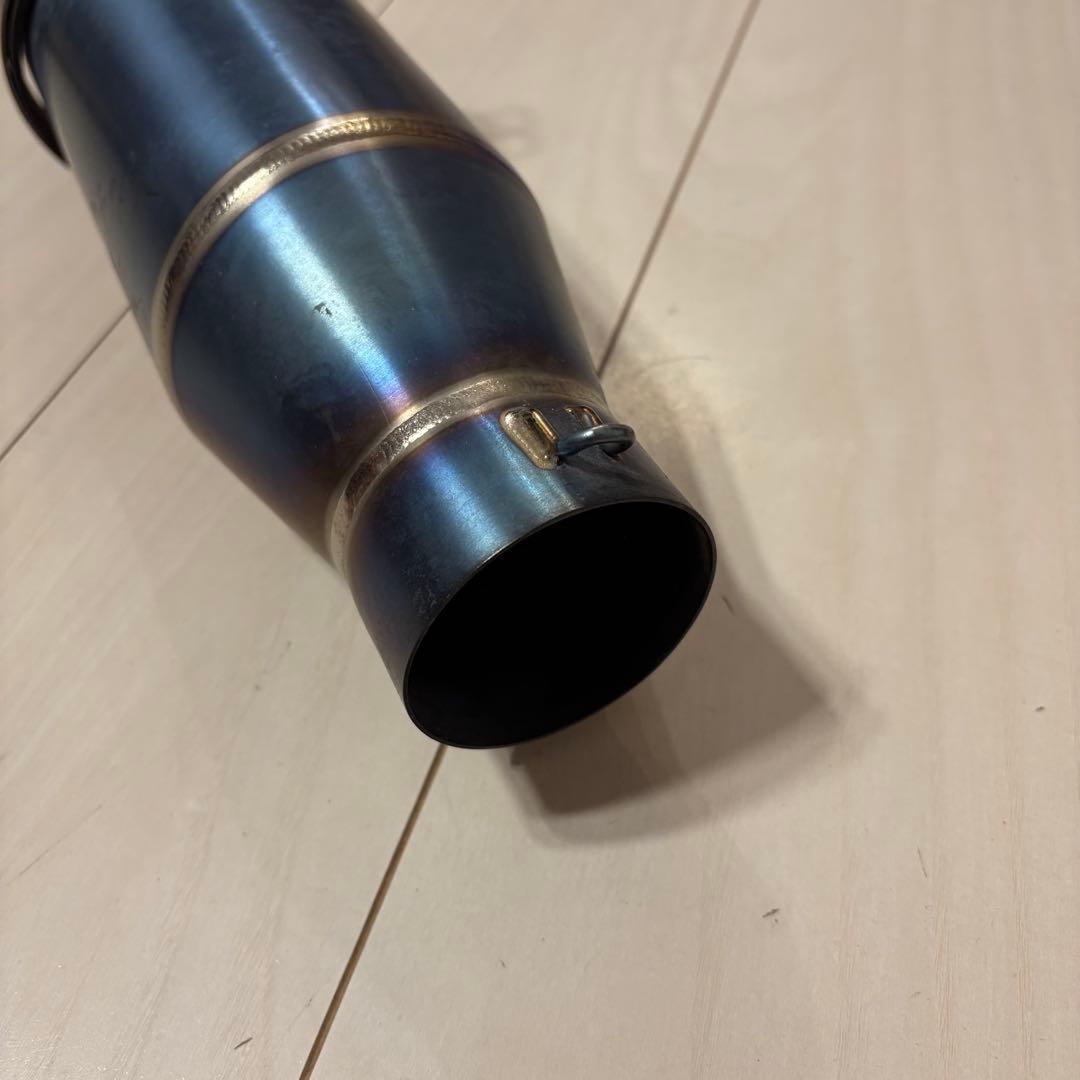 Kファクトリー バレルマフラー 焼き付け バイク 単車 60.5パイ 汎用