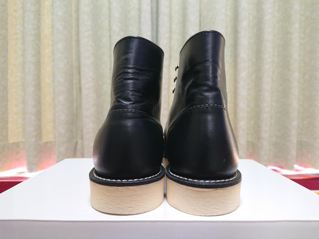 レッドウィング　ワークブーツ　8165　US7　ブラッククローム