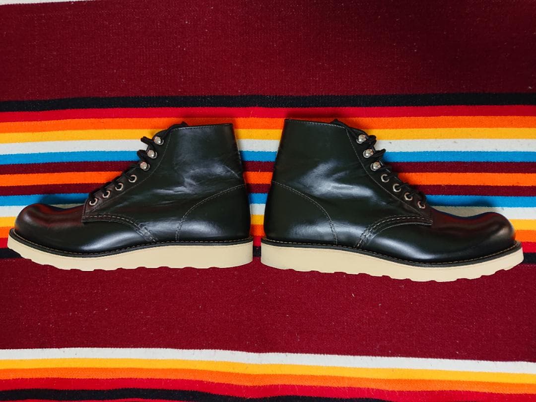 レッドウィング　ワークブーツ　8165　US7　ブラッククローム