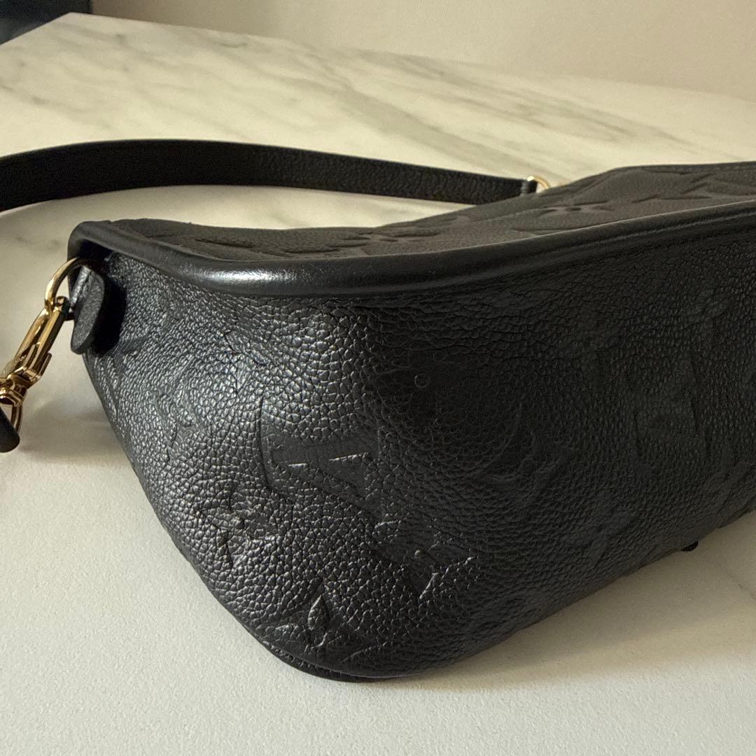 ルイヴィトン　ディアヌ　ブラック ショルダーバッグ