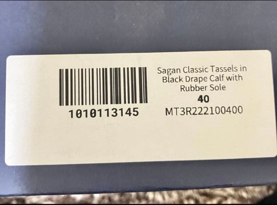 BAUDOIN&LANGE Sagan Classic タッセル　40 ブラック