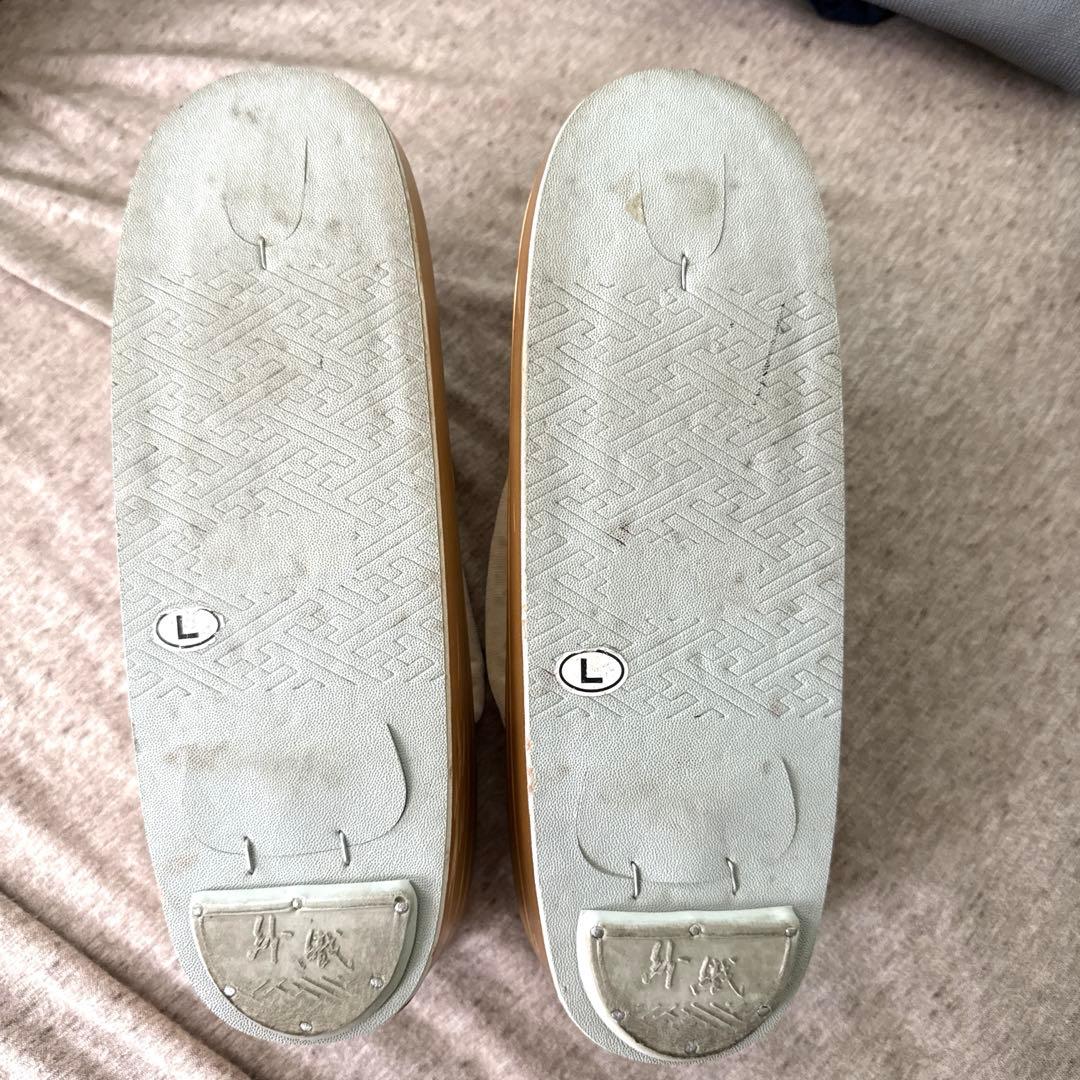 成人式⭐︎アイボリー 花柄 和装用バッグ 草履セット　used