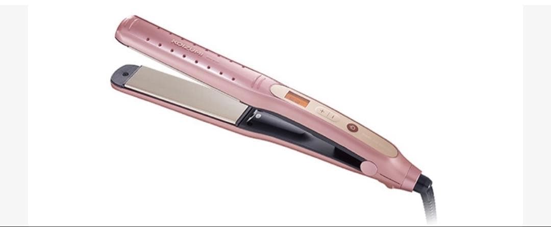 【✨美品✨】コイズミ❤KOIZUMI❤2wayヘアアイロン ピンク