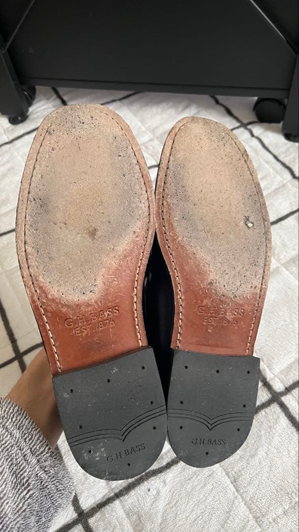 G.H.BASS黒ローファー