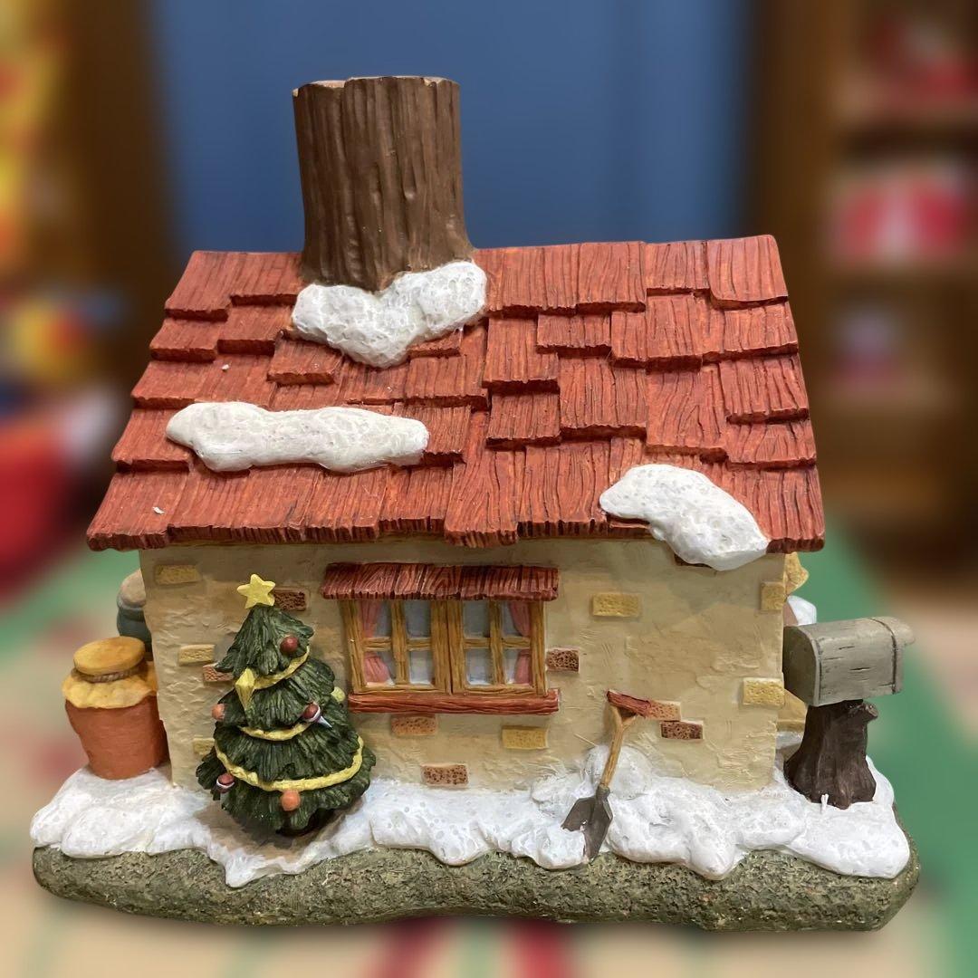 くまのプーさん クリスマス 森のおうちと大きなツリー　リース　スノーグローブ