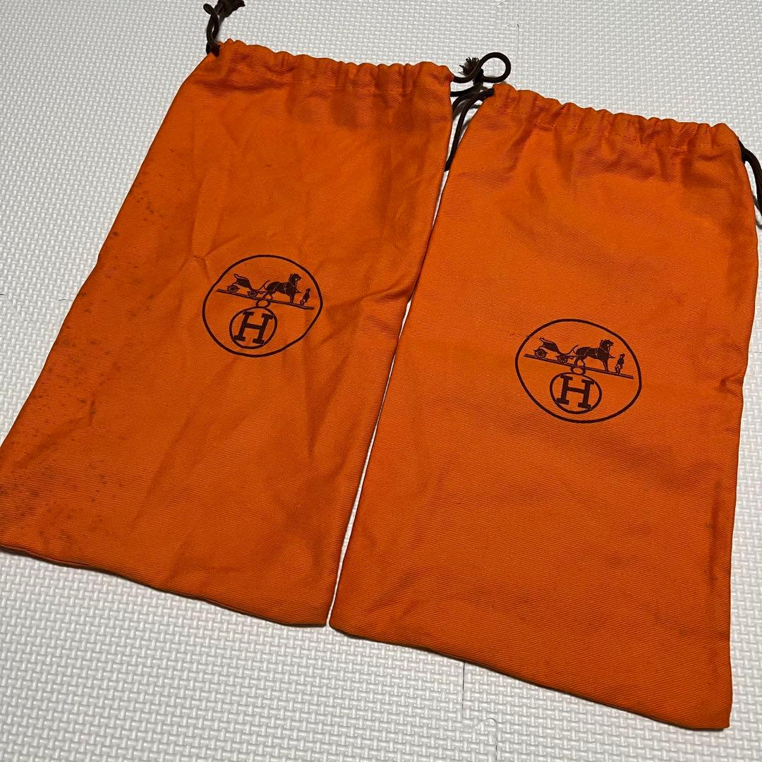 極美品 HERMES エルメス エナメルシューズ 黒 レディース 35 ペタンコ