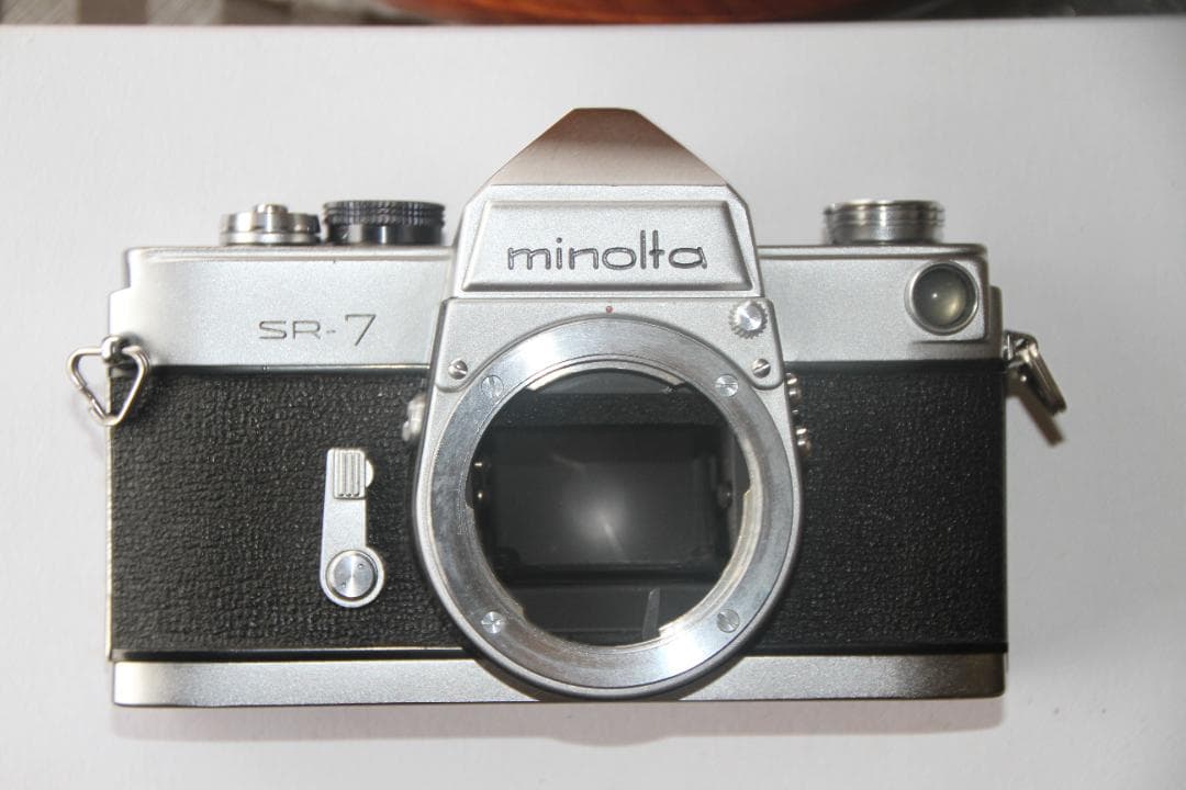 ミノルタSR7＋MC　Wロッコール－SG　28ｍｍｆ3.5付美品