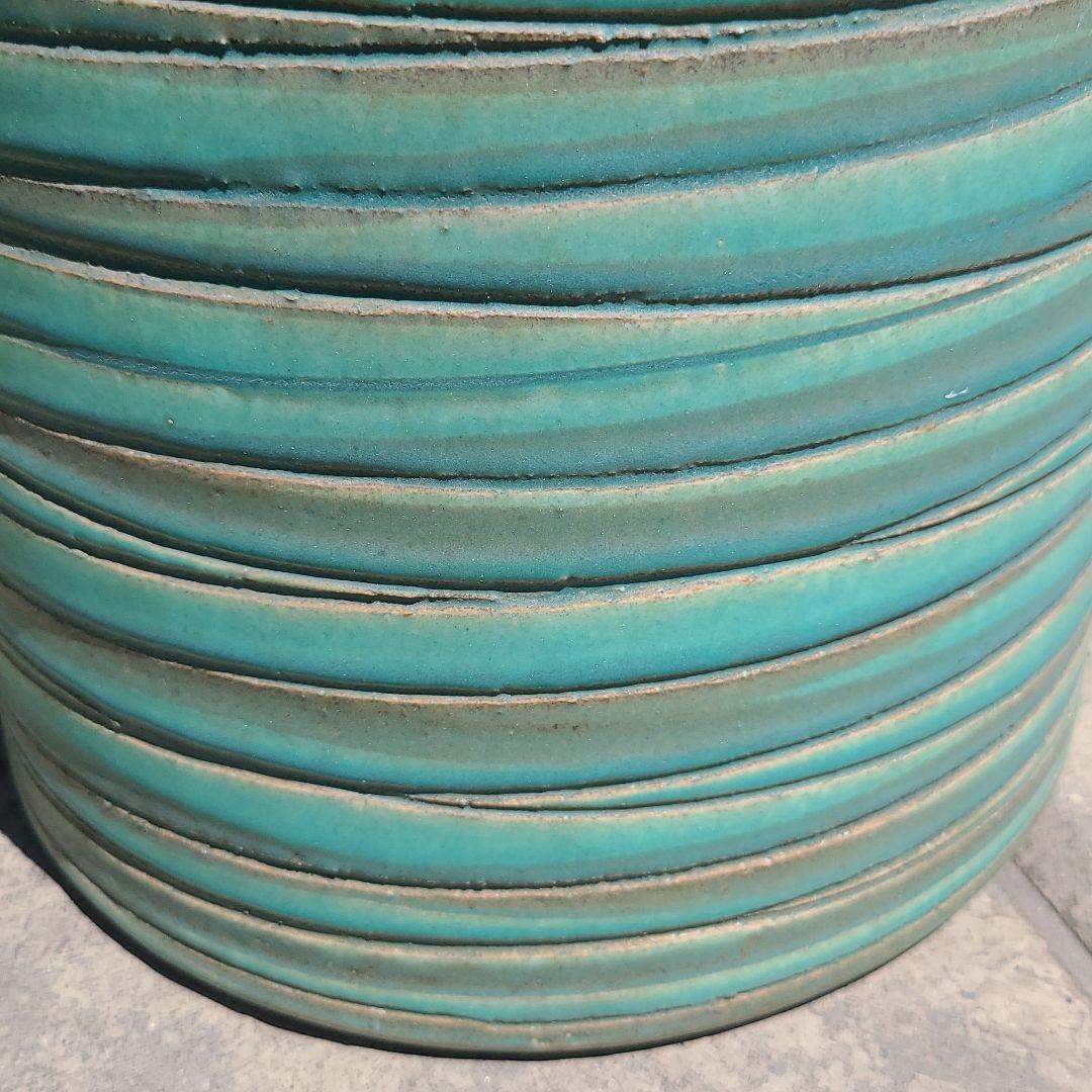 信楽焼傘立て  青銅  高さ４０cm