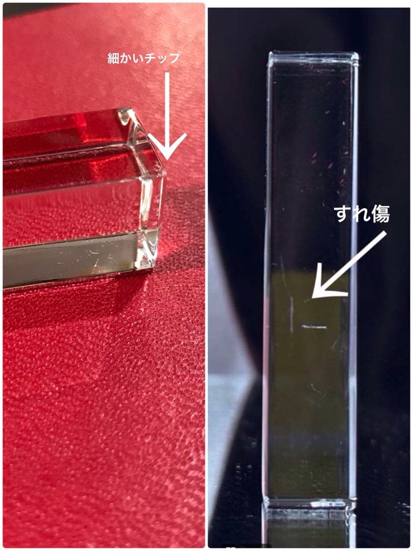 極美品♪オールドバカラ Baccaratカトラリーレスト箸置き6本☆クリスタル☆