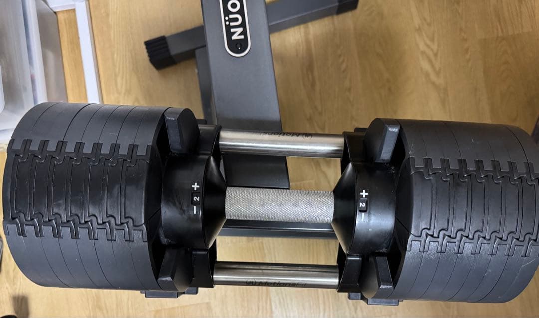 セット1/3フレックスベル可変式ダンベル32kg×2個 2kg刻み&専用スタンド