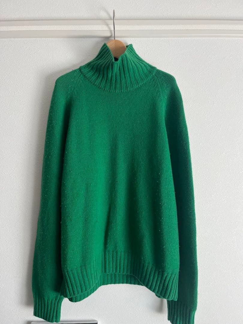 stein EX FINE LAMBS LOOSE HIGH NECK ニット