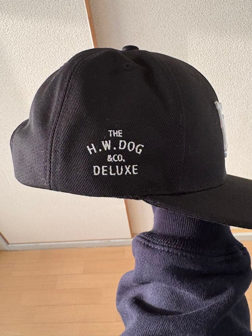H.W. DOG & CO. DELUXE ベースボールキャップ ブラック