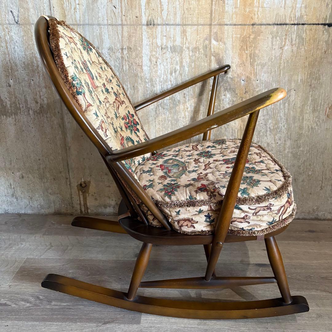 ERCOL グランドマザー　ロッキングチェア　ヴィンテージ　アーコール　希少