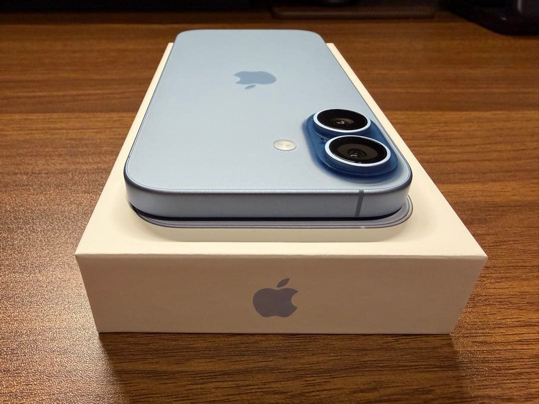 【美品】iPhone17 ミストブルー 256GB SIMフリー（おまけ付き）