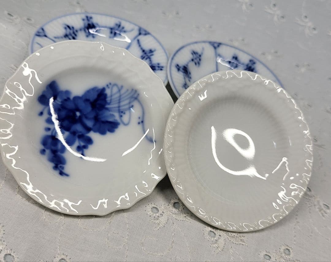 美品✨ロイヤルコペンハーゲン ブルーフルーテッド 豆皿 バタープレート 5枚