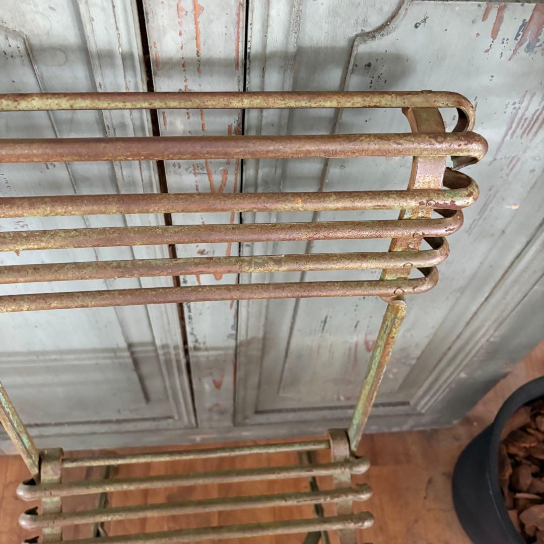 お取り置き中！4脚 フランス アンティーク ビンテージ アイアン チェアー