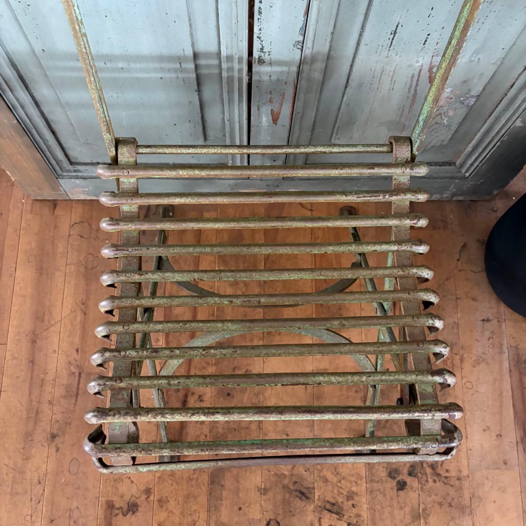 お取り置き中！4脚 フランス アンティーク ビンテージ アイアン チェアー