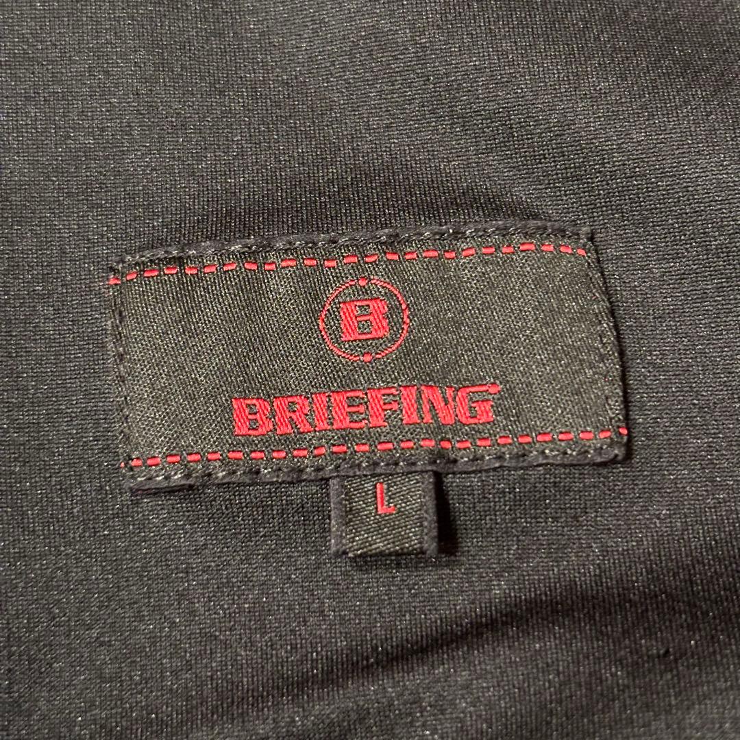 BRIEFING GOLF 3Dロゴパーカー　ブラック　メンズL