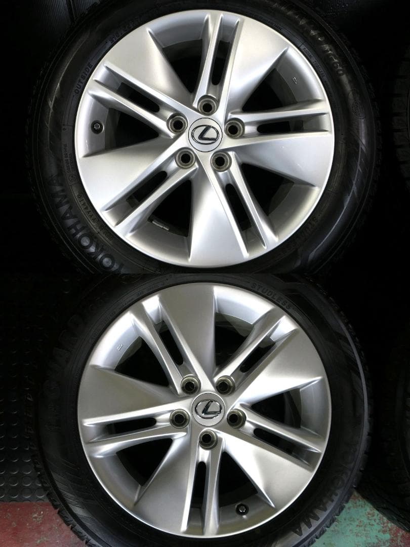 美品 レクサス HS250h 極上9分山 国産スタッドレス 215/55R17