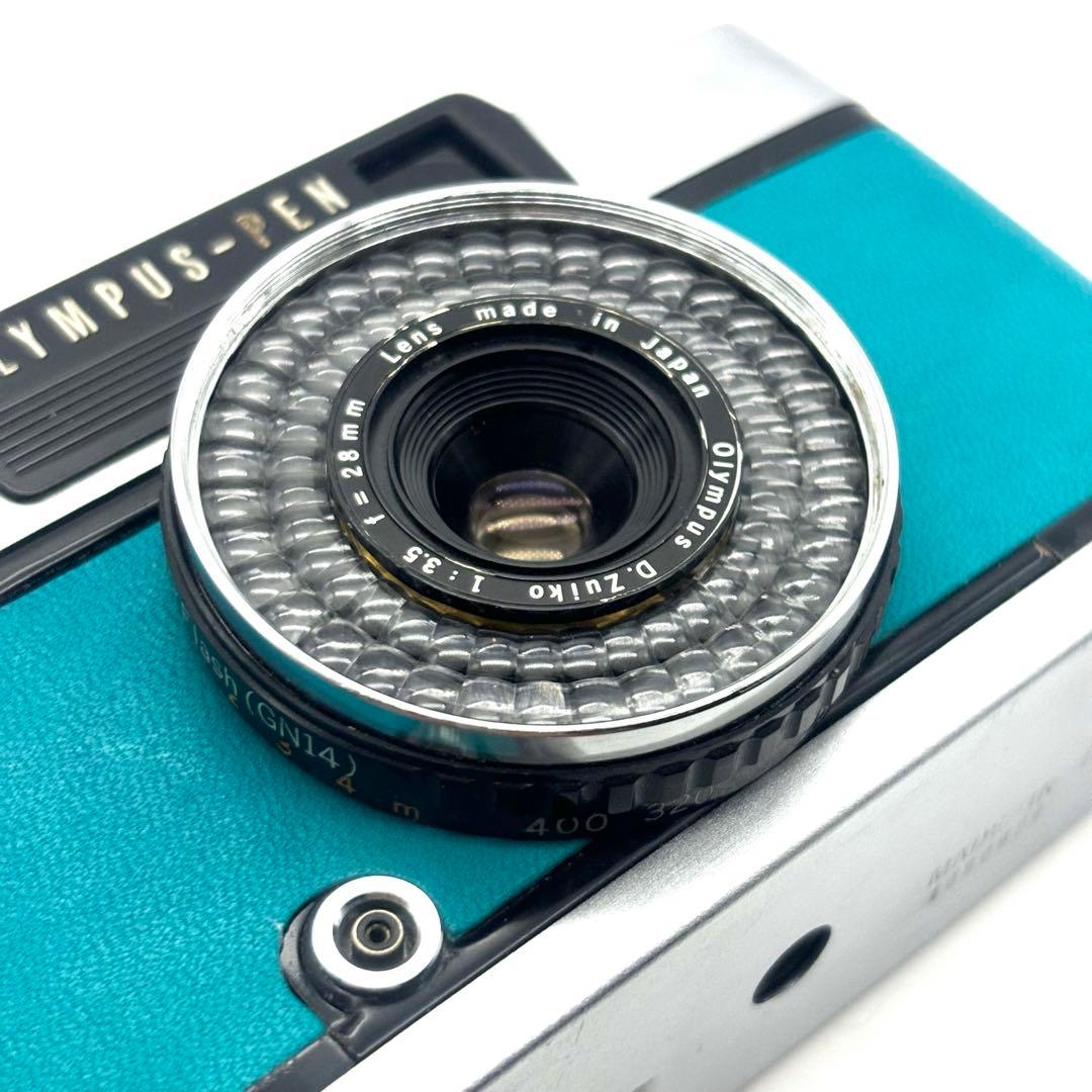 【整備済・完動品】 OLYMPUS PEN EE-3 ターコイズ